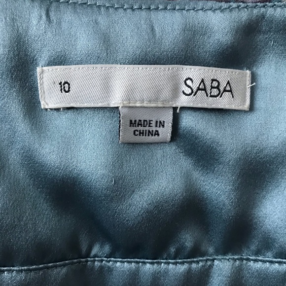 SABA Floral 100% Silk Strappy Midi Dress - Picture 12 of 13